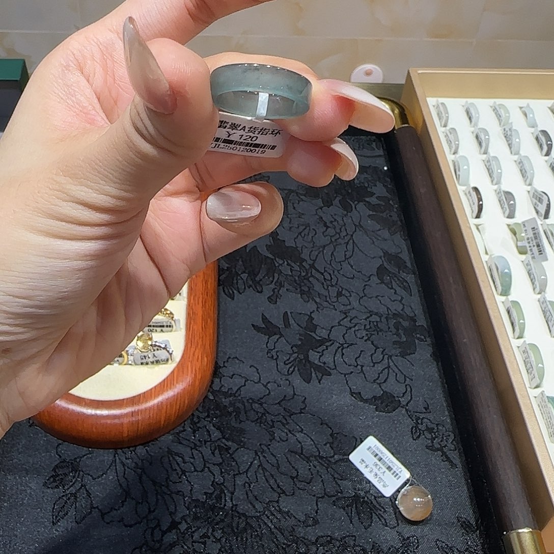 翡翠未镶嵌戒指翡翠戒指3号