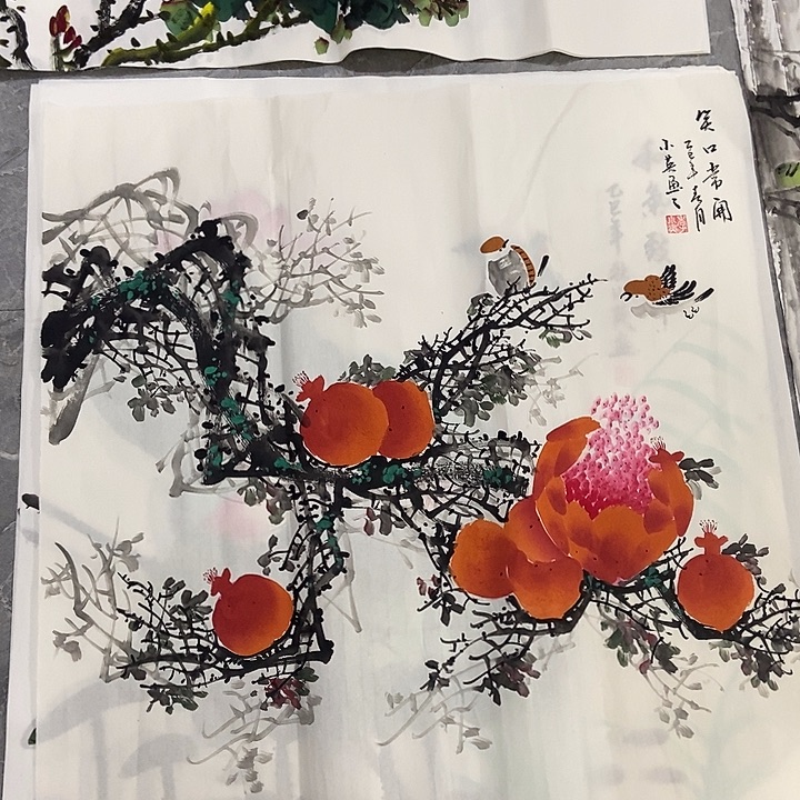 小周画廊画心作品一幅