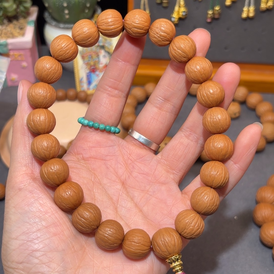 吊坠猴头核桃聚宝盆精品三围同尺手持