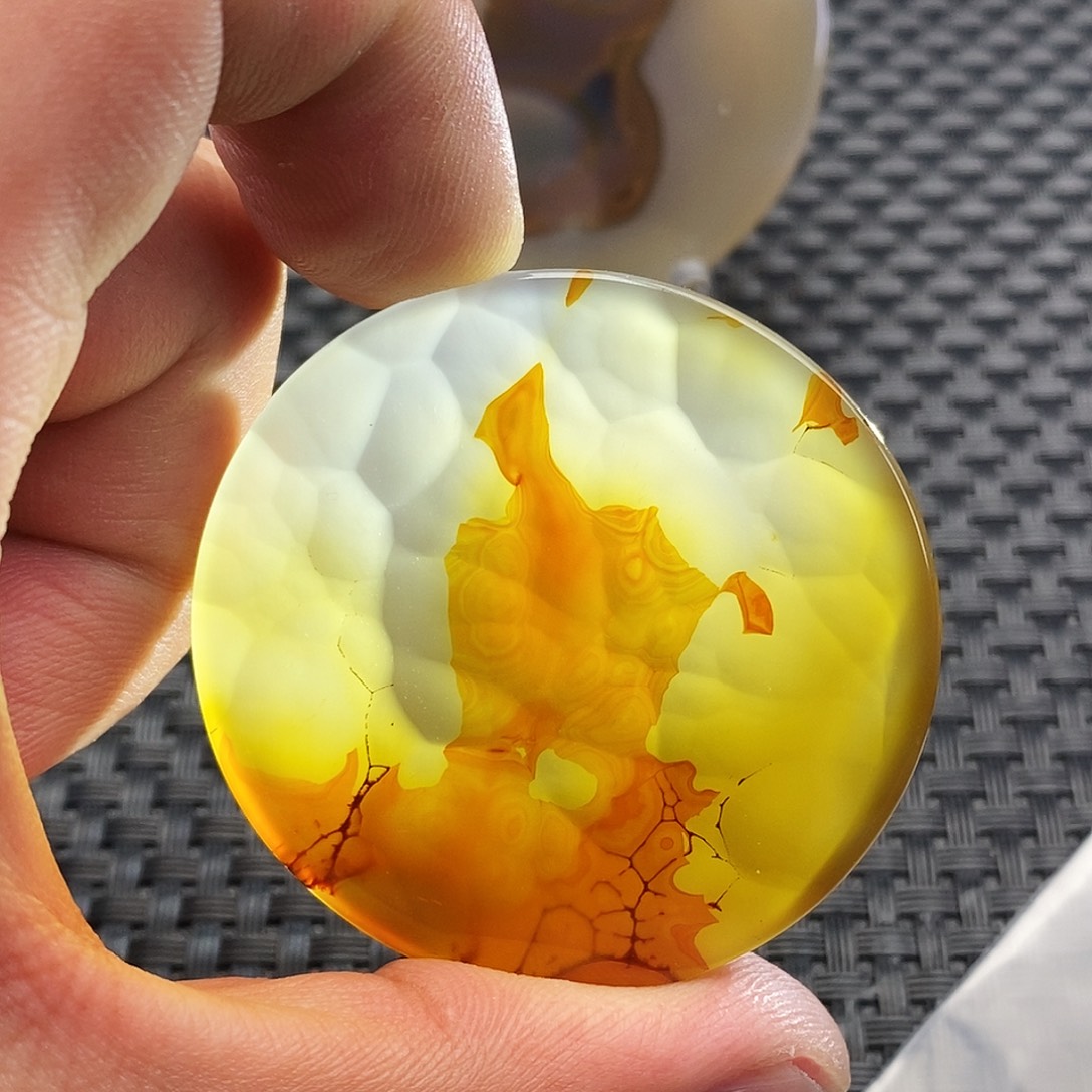 笑***开玛瑙/玉髓未镶嵌吊坠(不含链)