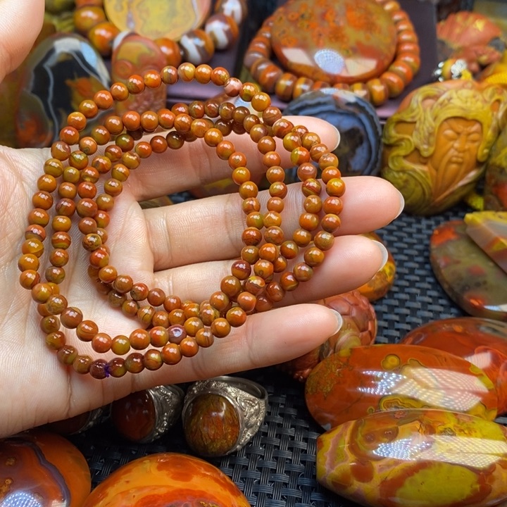 玛瑙/玉髓手链未镶嵌