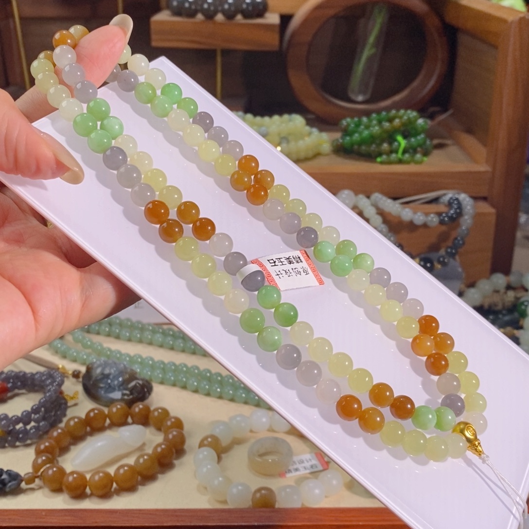 和田玉未镶嵌手链