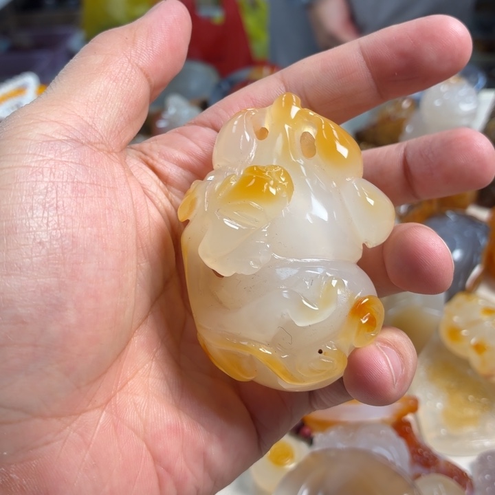 玛瑙/玉髓未镶嵌吊坠(不含链)