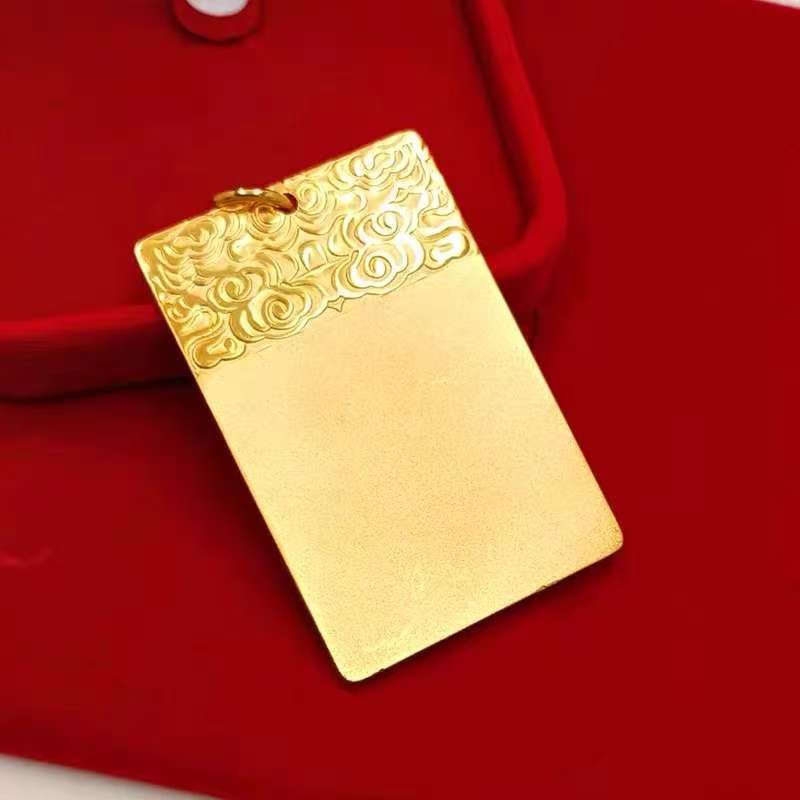 合金吊坠 平安无事牌时尚潮流平安无事永保平安挂坠