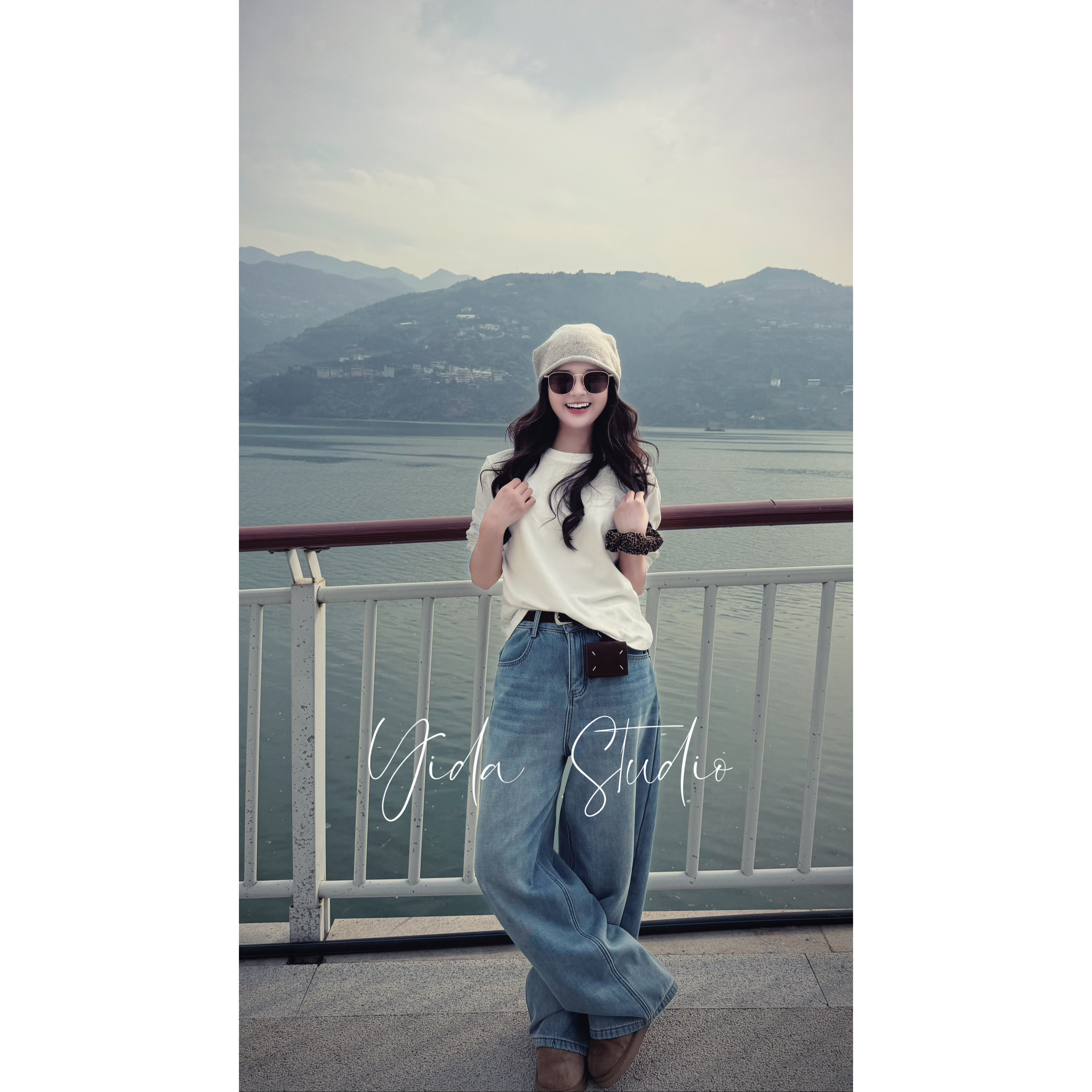 YIDA【月下北归】大爆款云朵绒长袖版纯色舒适长袖T恤