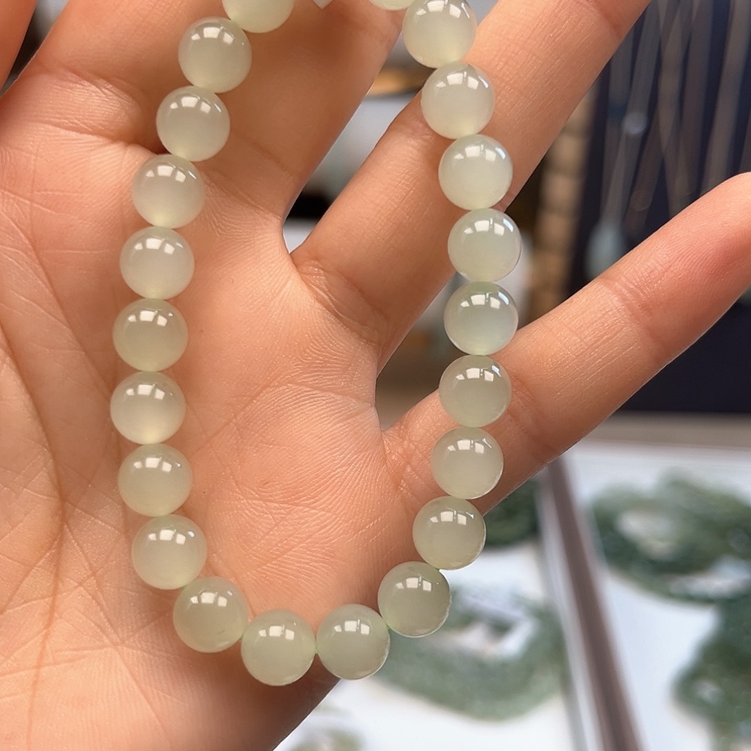 和田玉手串未镶嵌