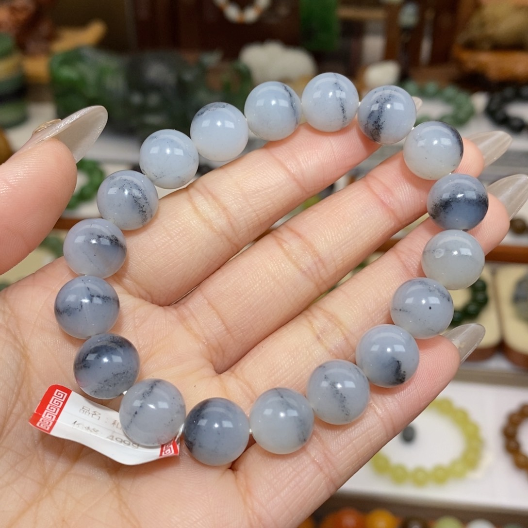 和田玉手串未镶嵌