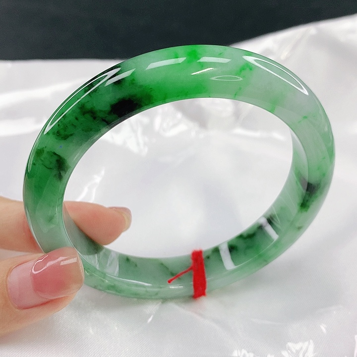 翡翠未镶嵌手镯圈59，17024