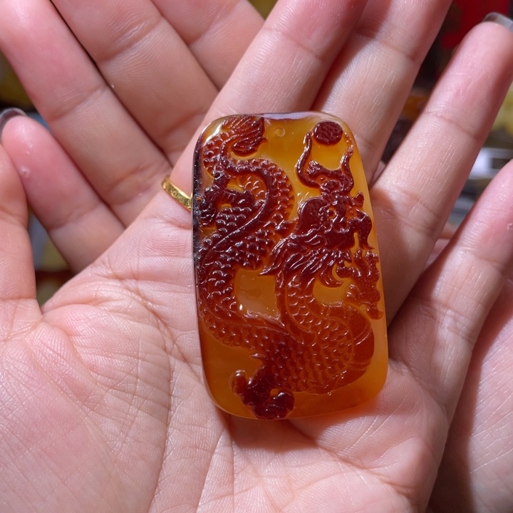 琥珀吊坠(不含链)未镶嵌