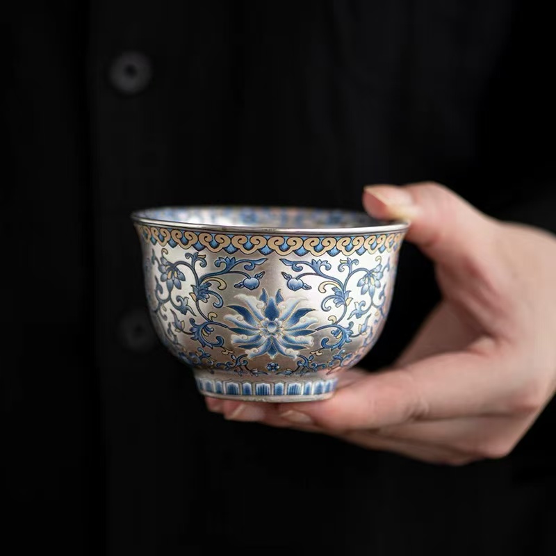 【闪购链接】缠枝莲主人杯ZH1539（两个装）