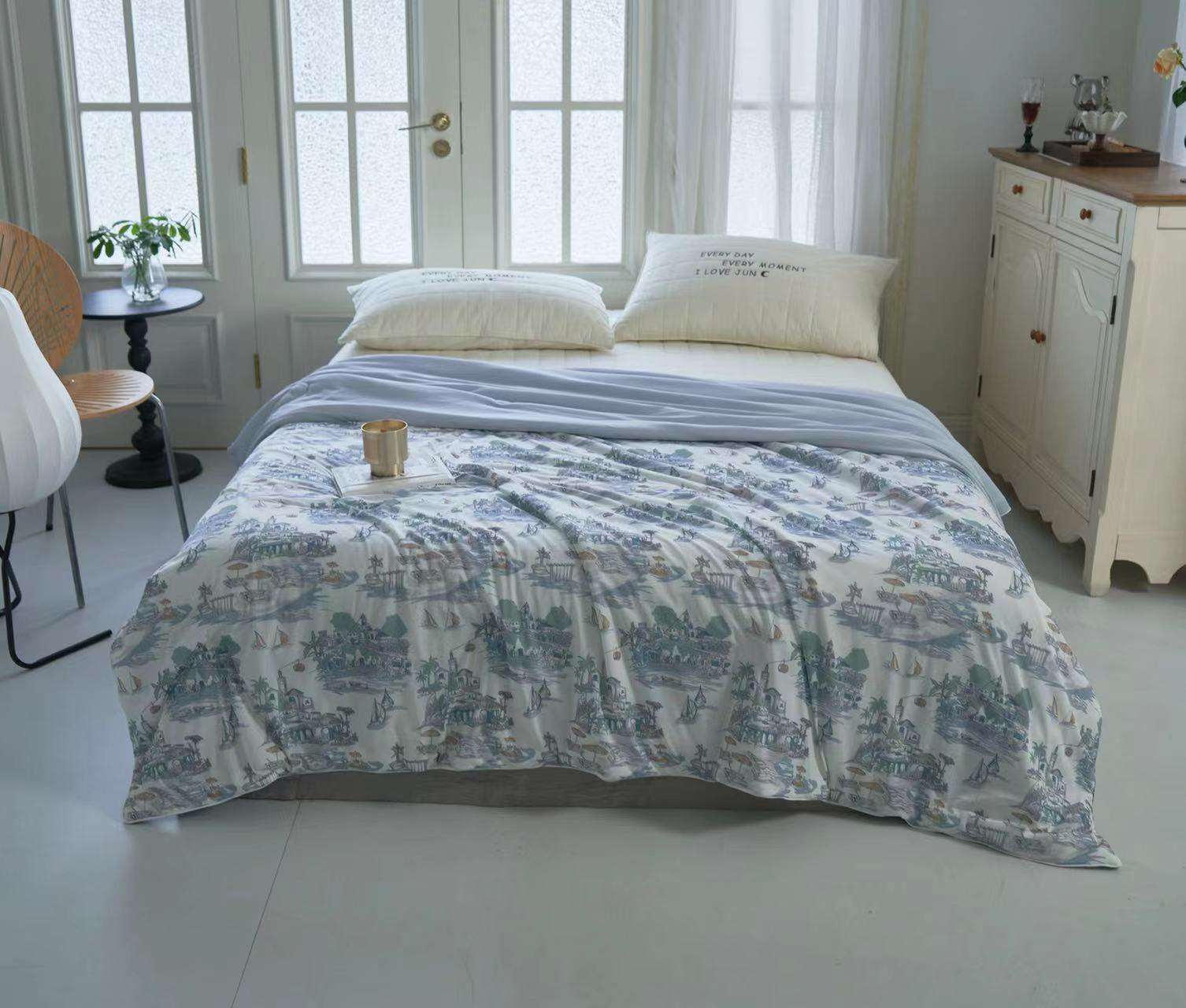 【家居】出日夏季可机洗冰丝呼吸空调冰冰被