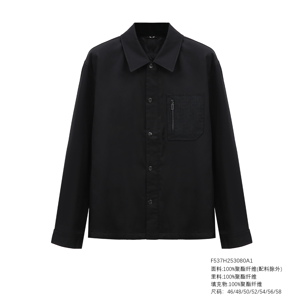 FENDILOR小怪兽25年秋冬款男士间棉外套F537H253080A