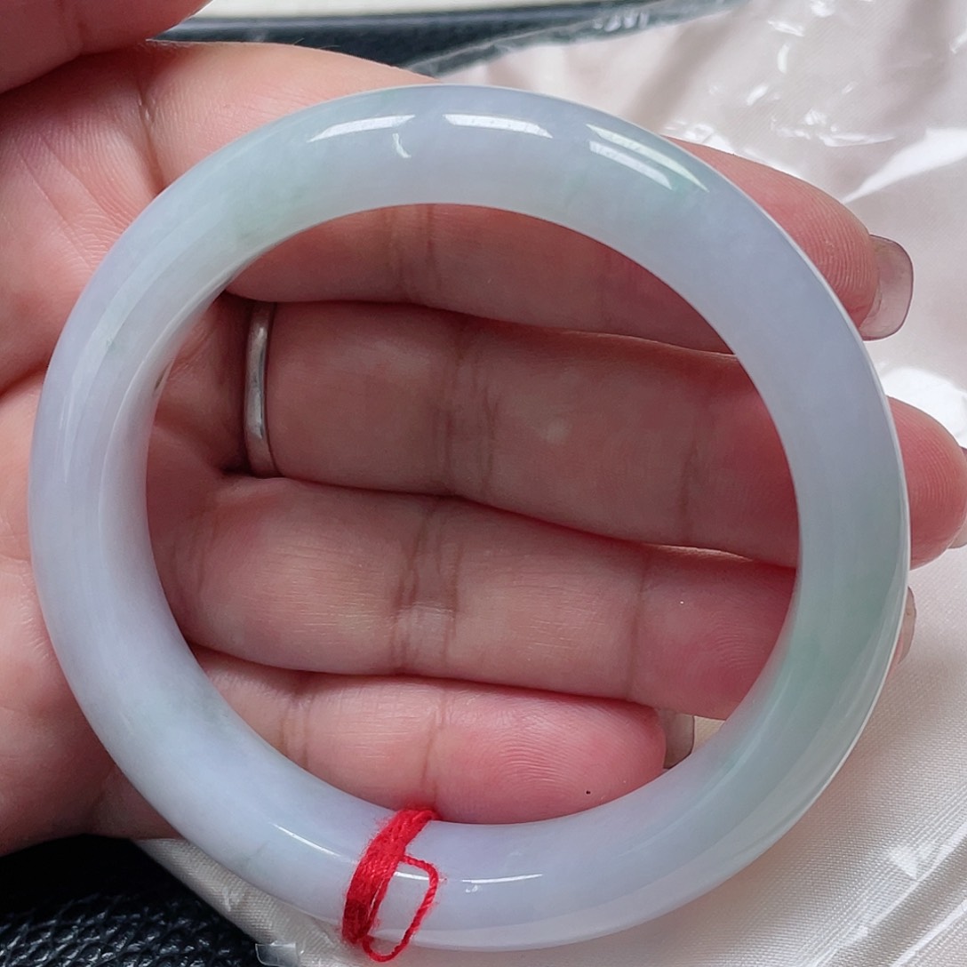 翡翠手镯未镶嵌缅甸翡翠手镯57圈