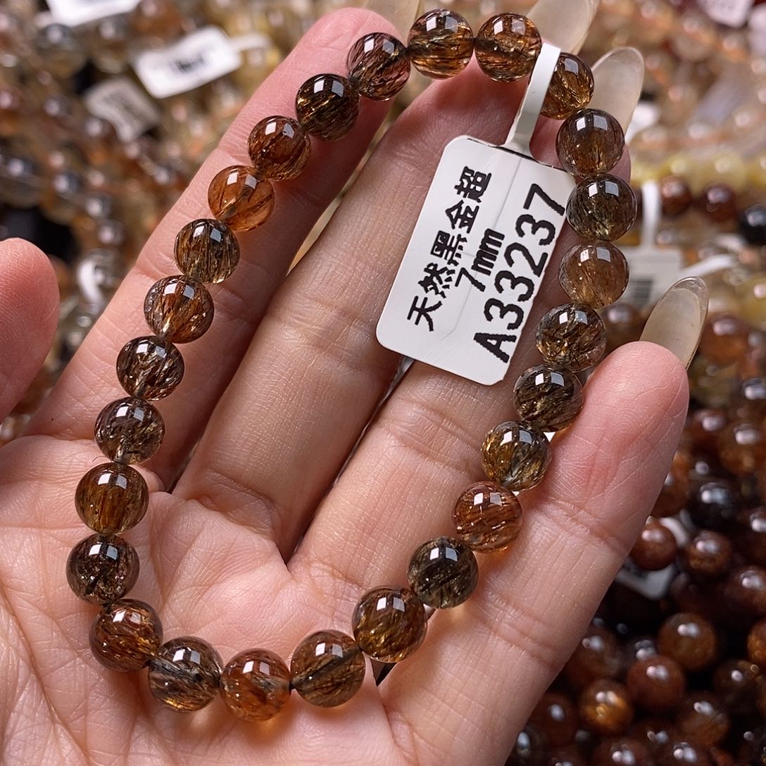 未镶嵌水晶手链水