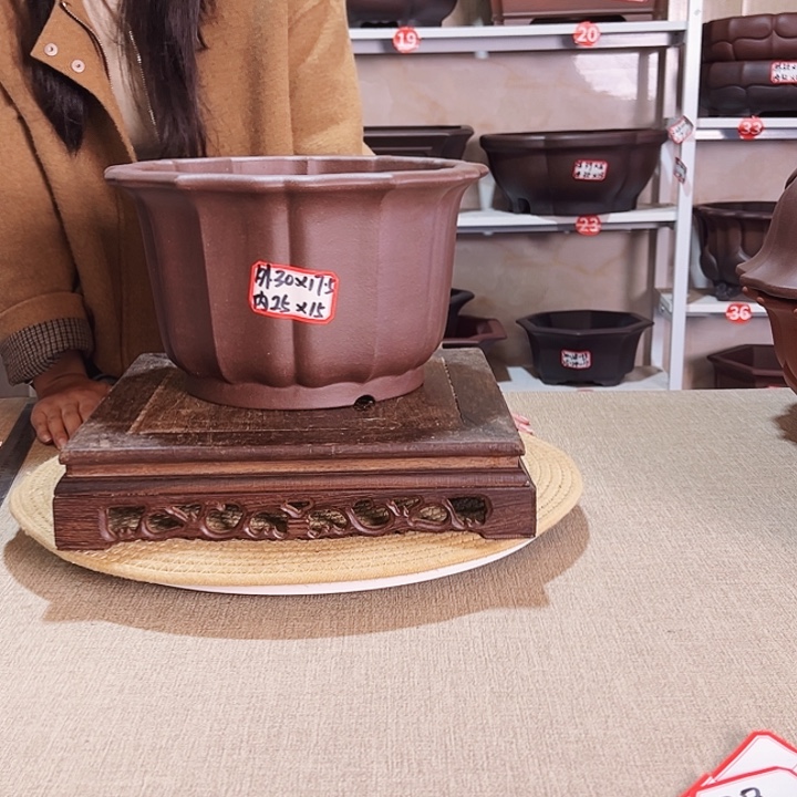 紫砂花盆紫砂花盆