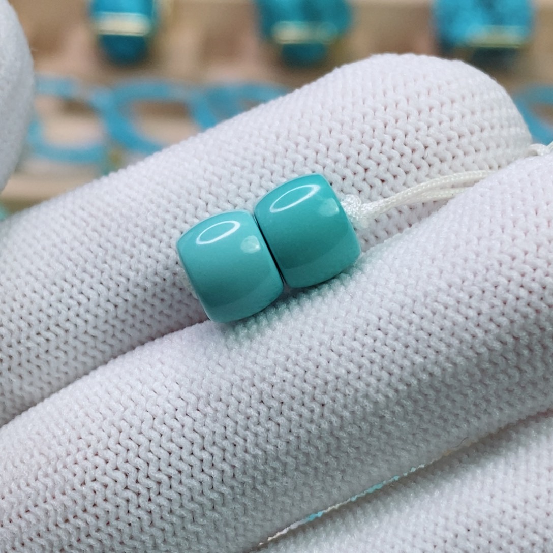 绿松石未镶嵌珠宝奇石8mm