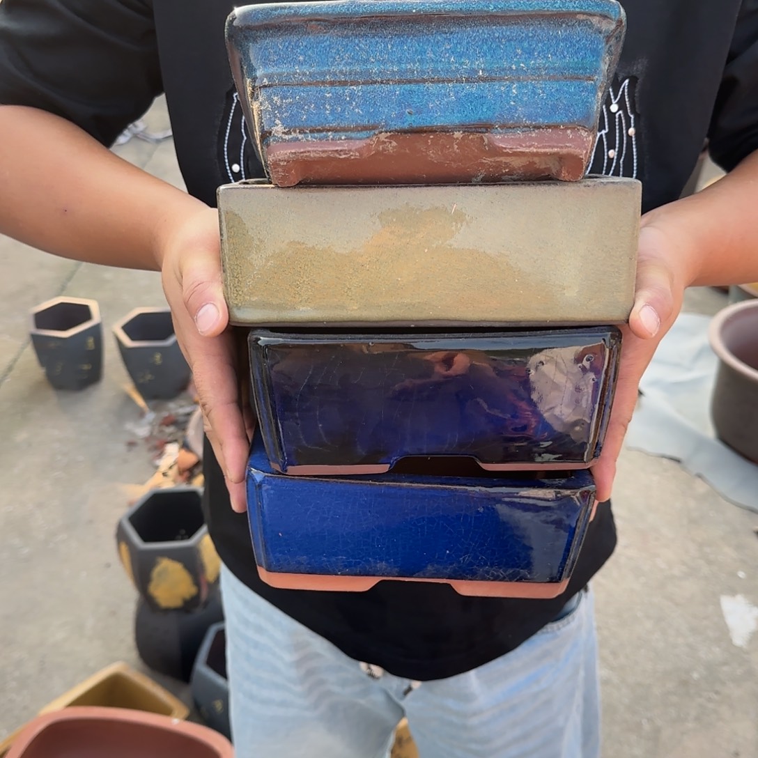 紫砂花盆瑕疵和瑕疵