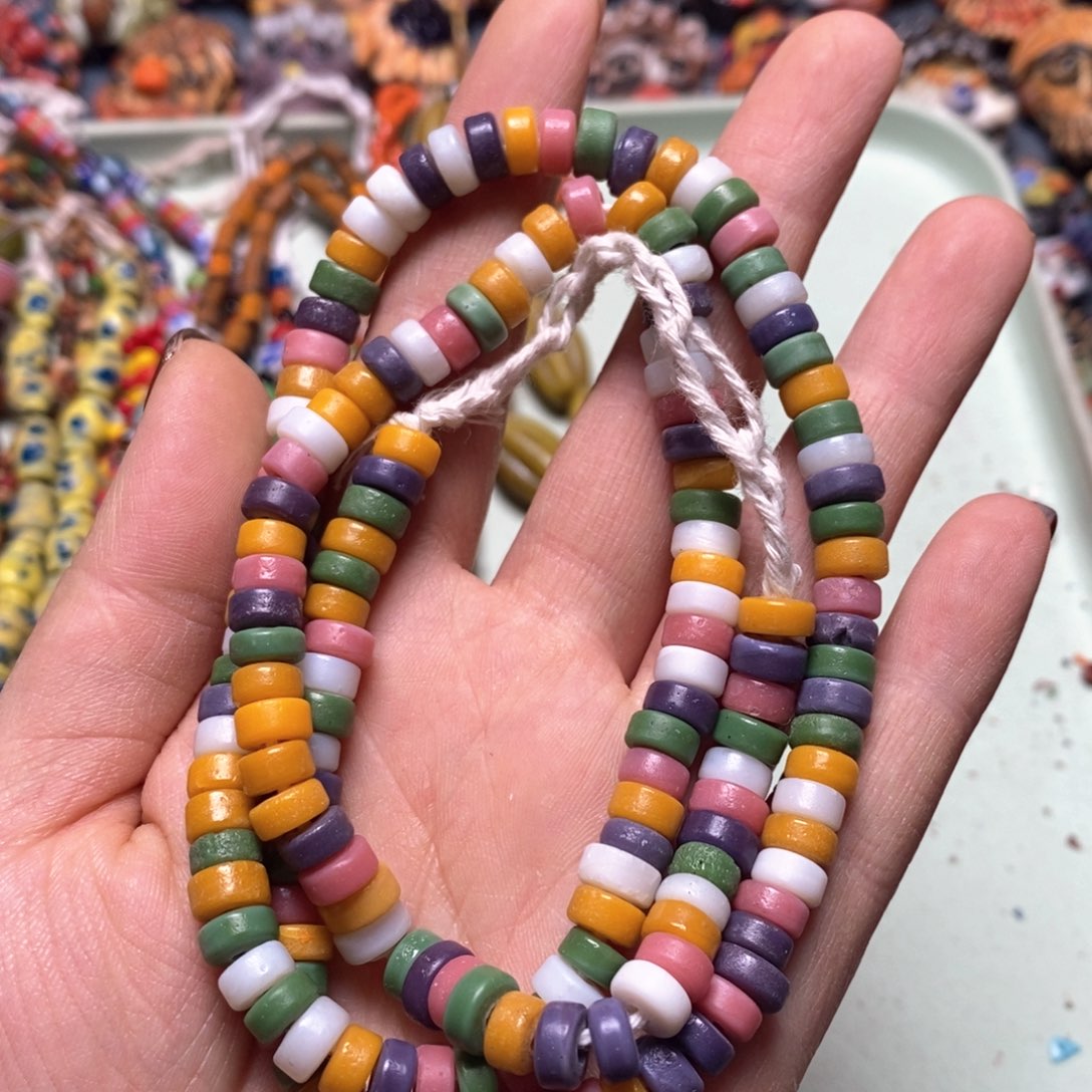 琉璃颈饰印度尼西亚链子