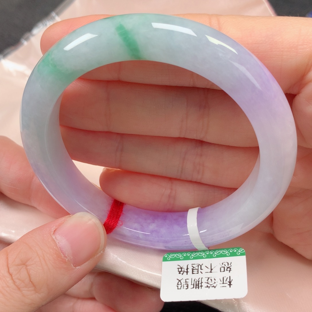 未镶嵌手镯翡翠缅甸天然翡翠手镯56