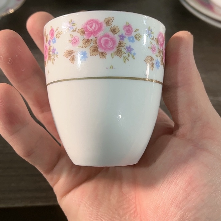 瓷片景德镇陶瓷杯子。1个。