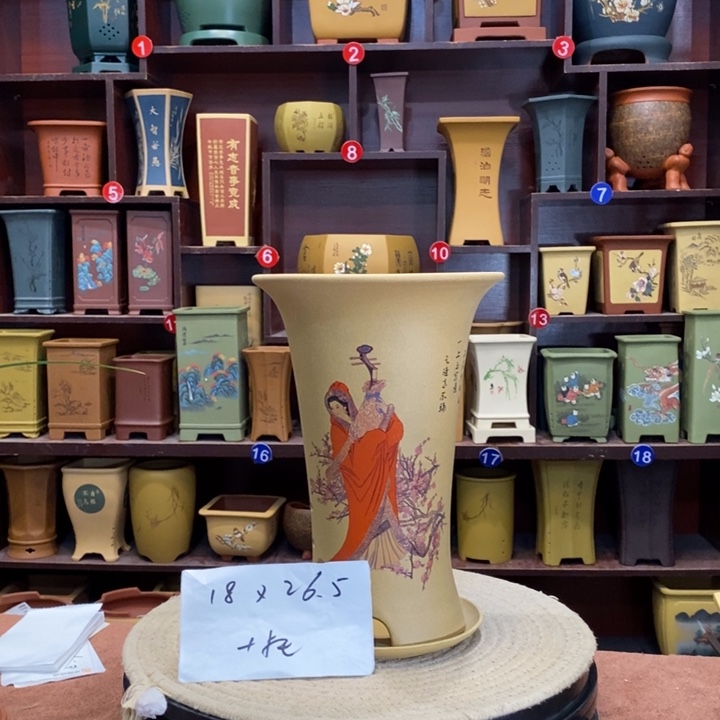 紫砂花盆紫砂花盆