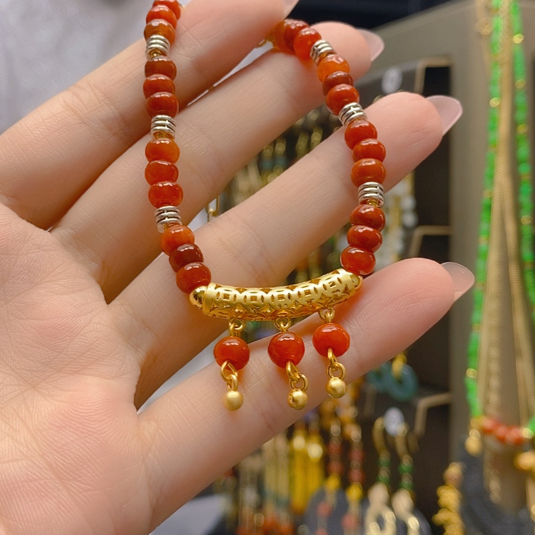 翡翠合金耳饰翡翠