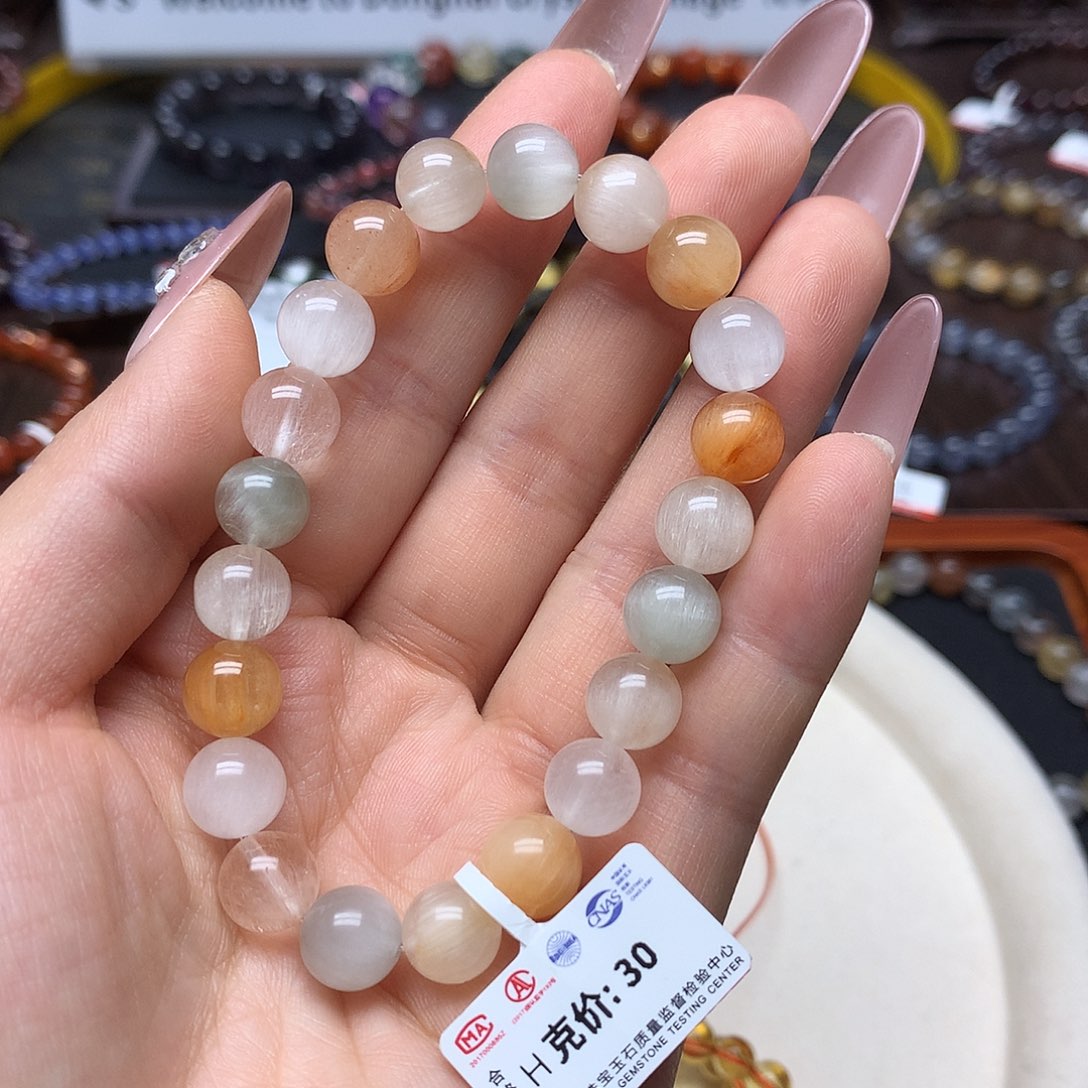 水晶手链未镶嵌手链