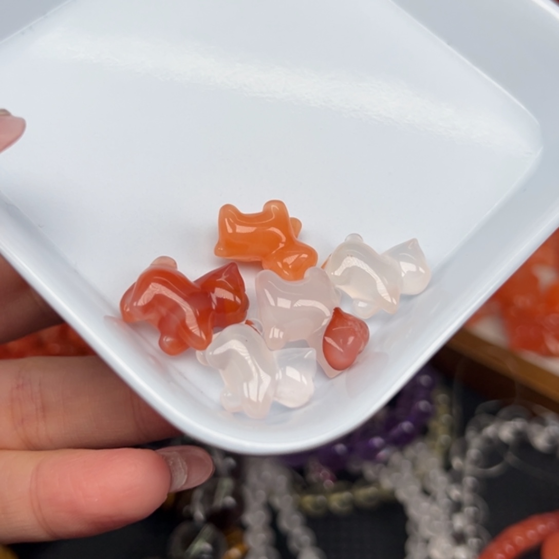 南红玛瑙未镶嵌吊坠(不含链)