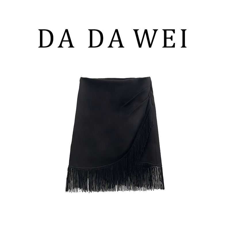 大V【半身裙】新款秋季女装气质显瘦洋气高腰短裙-7E232