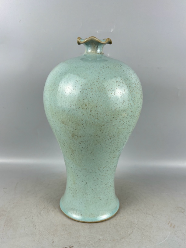 手工制作复古老物件陶瓷摆件天青釉中式纯手工青瓷工艺品