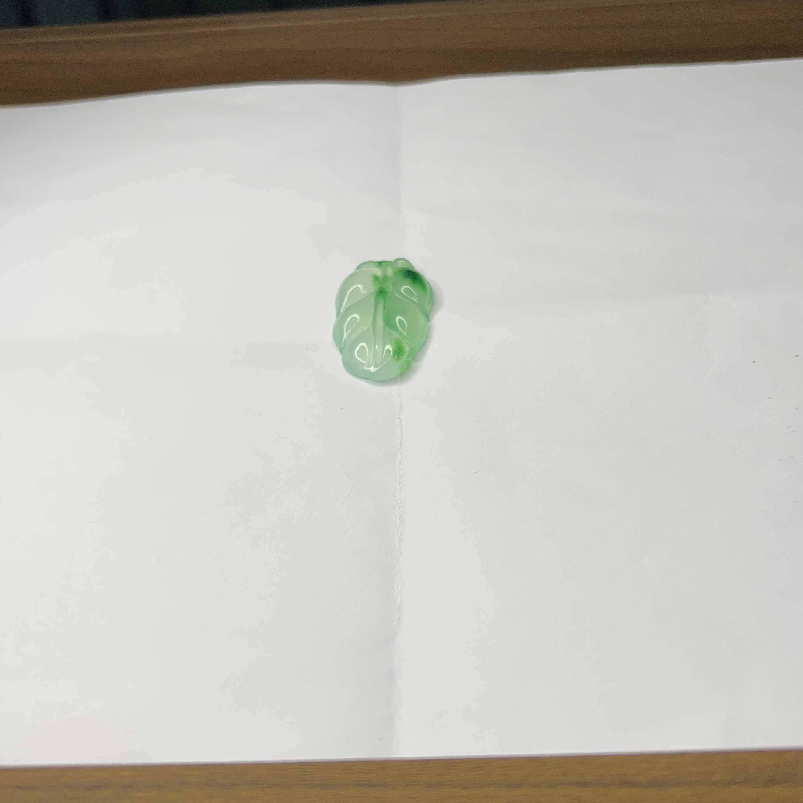 ［小表弟珠宝］a17绿飘灵芝玉叶