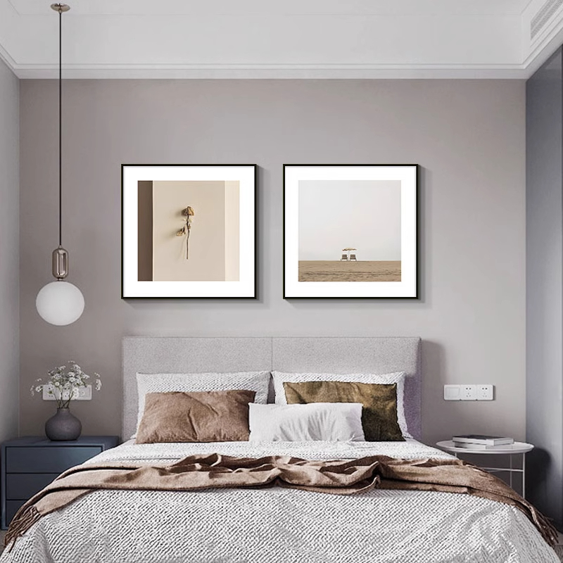 2025年新款床头装饰画现代简约卧室房间挂画抽象主卧室挂画装饰画