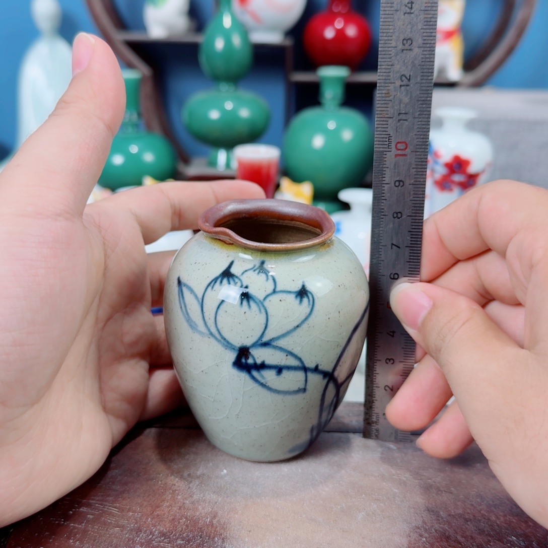 陶瓷手工小花器摆件