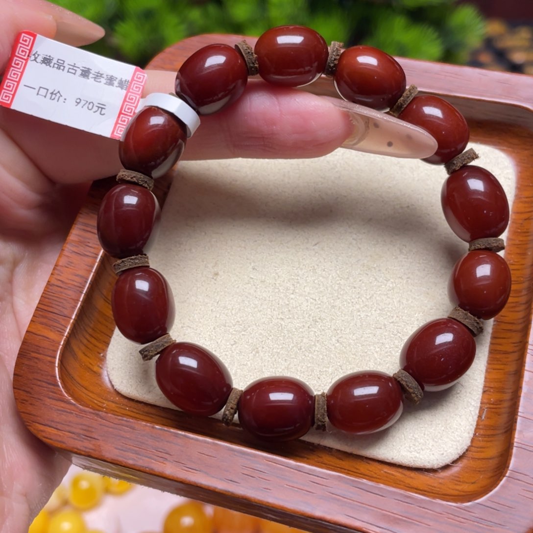 蜜蜡手链未镶嵌手串