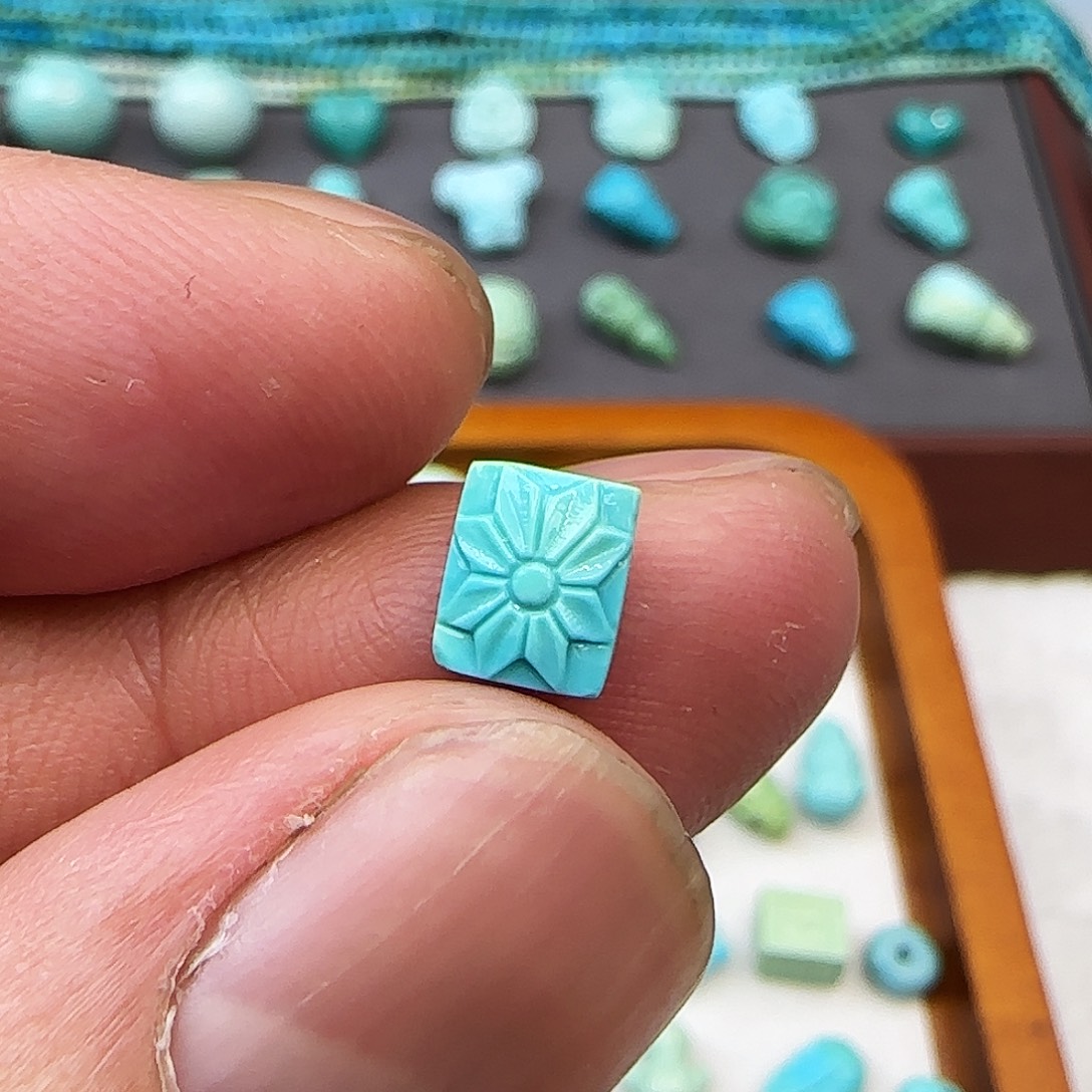 绿松石未镶嵌配饰