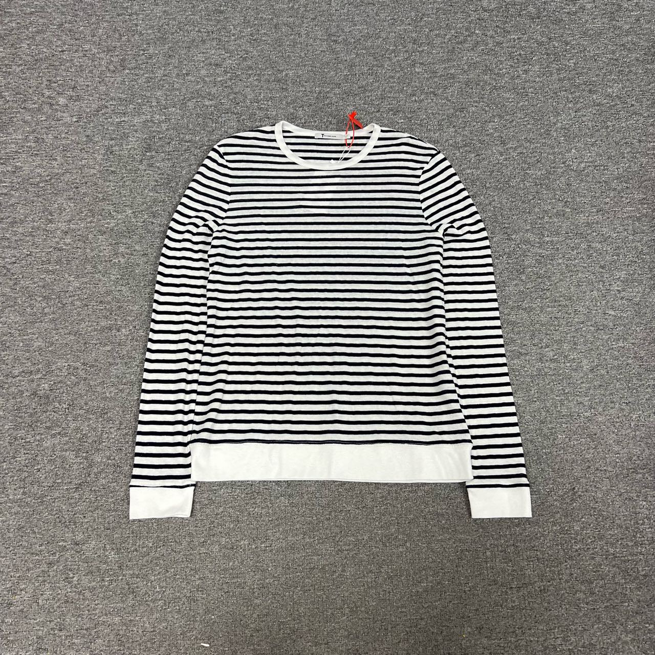 95新  Alexander wang 亚历山大王 黑白条纹 长袖 上衣 