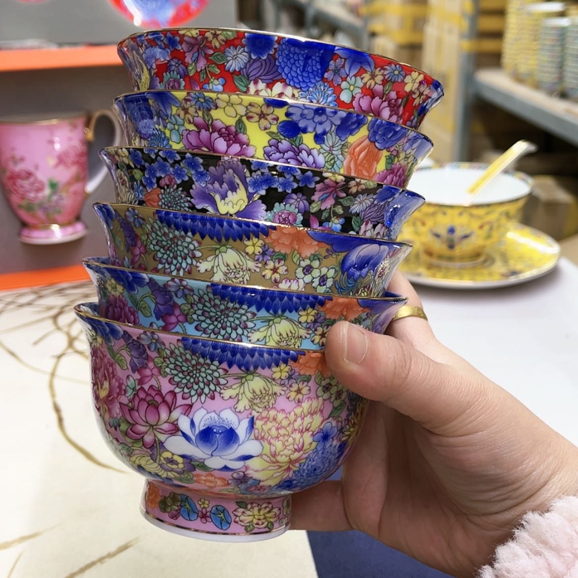 【闪购商品】珐琅4.8英寸6混。。。。。。