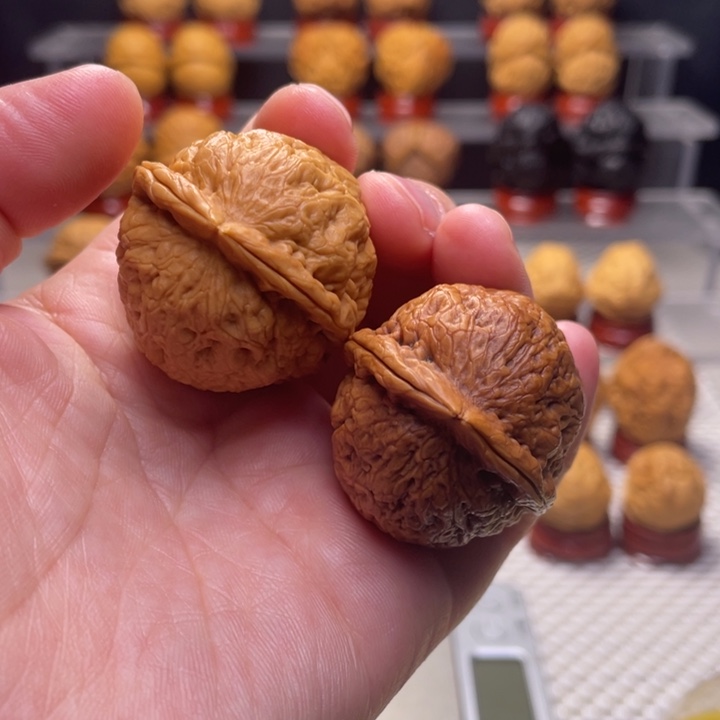 文玩核桃把件1玉观音