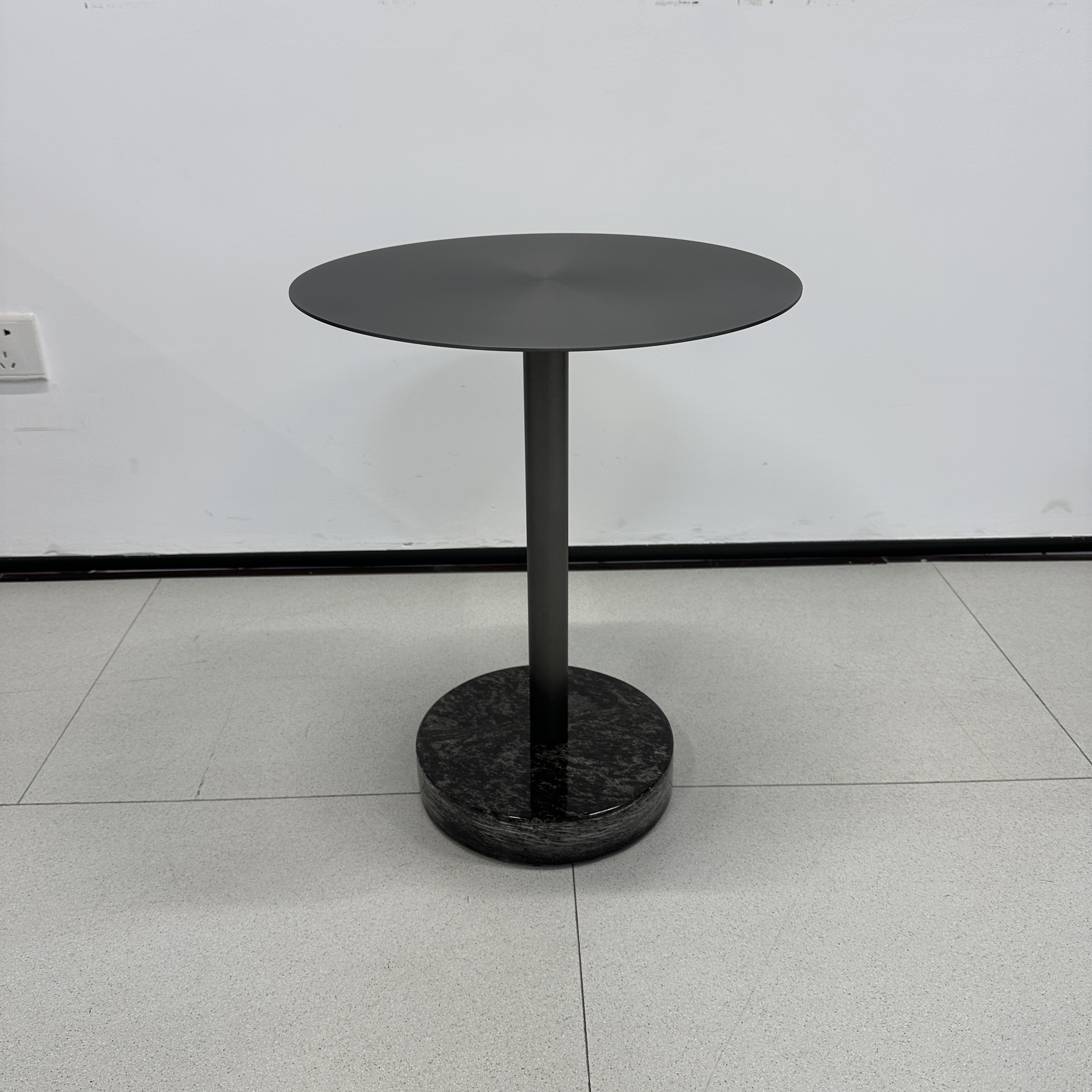 长风 T-353大理石边几｜现代极简创意小边几圆形花架边几家用客厅