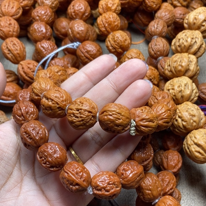 文玩核桃吊坠空***空麒麟八棱➕墩子手串