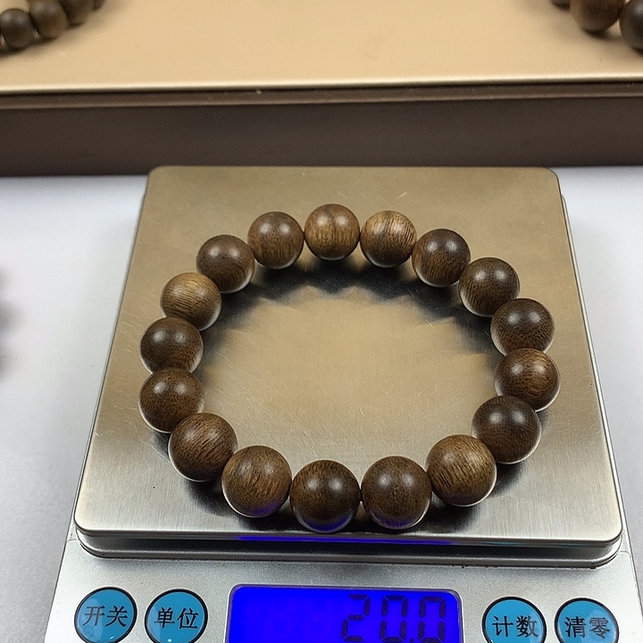 沉香手串芽庄红土沉香