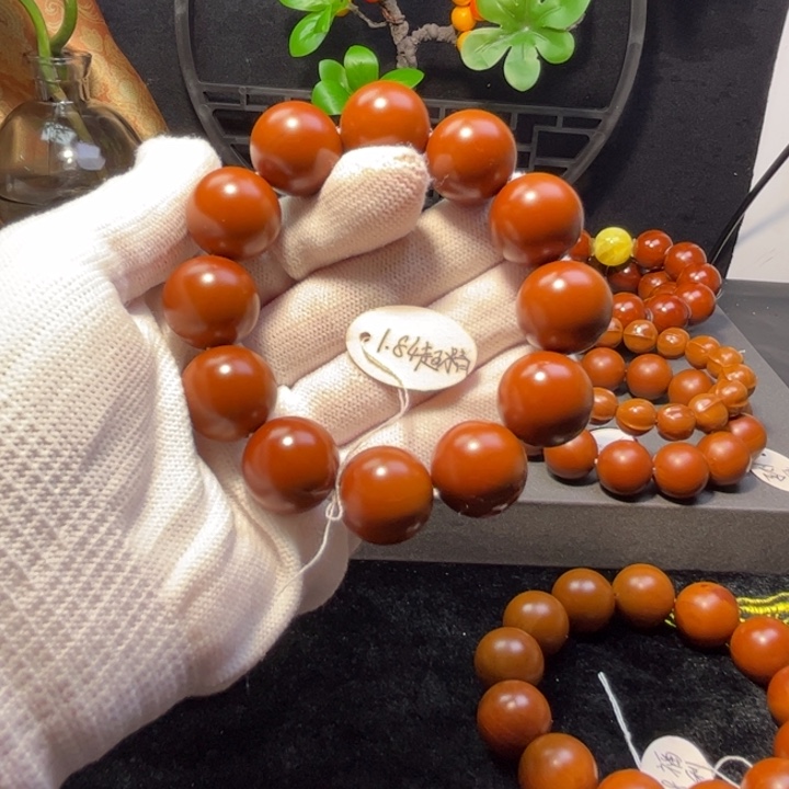 王***银橄榄核手串/手链1.84超精品