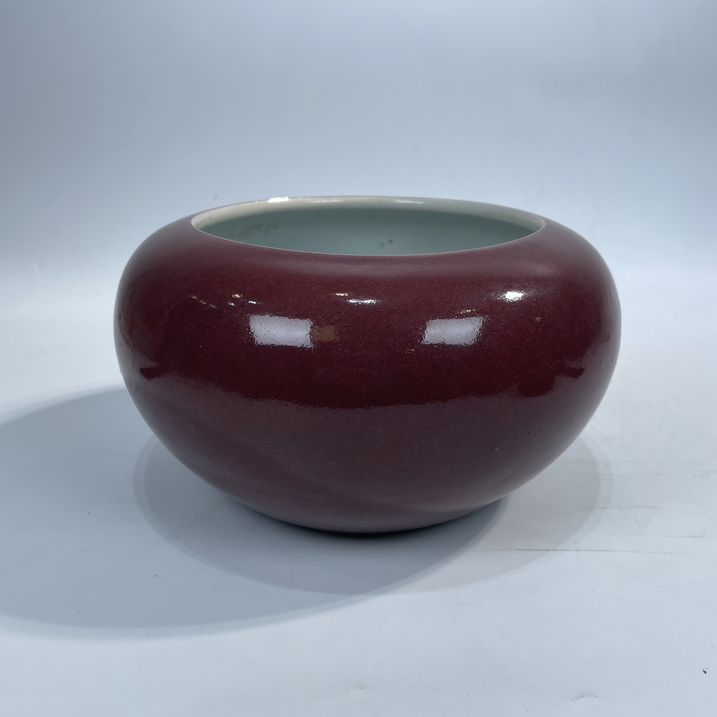 【清乾隆】霁红釉钵