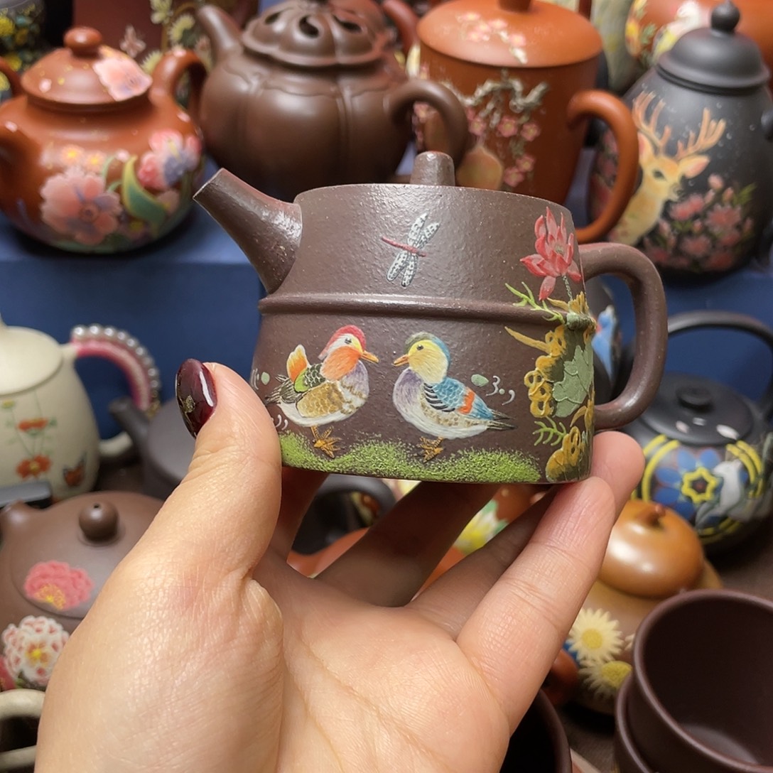 二****红泥茶杯紫砂主人杯160cc