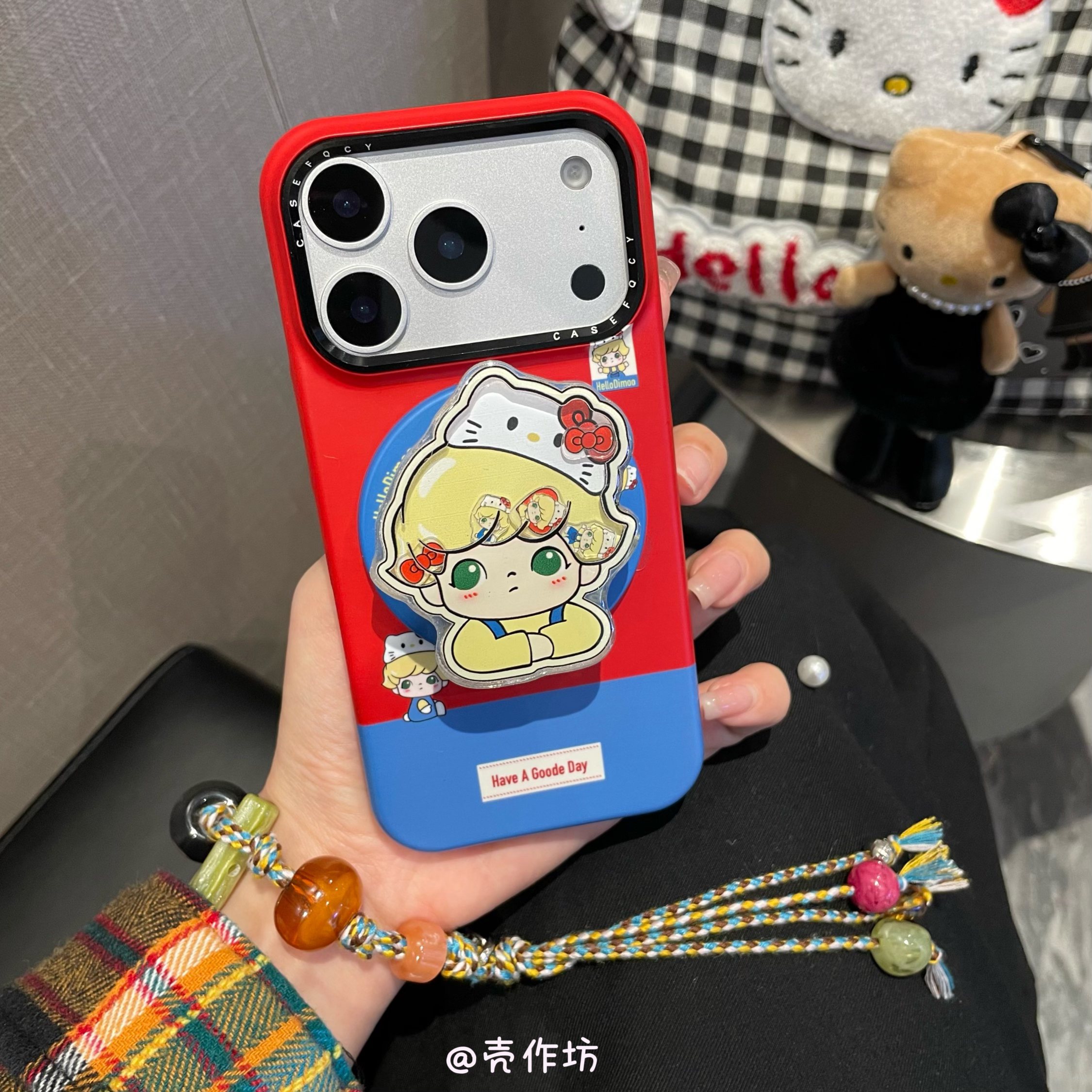 【华为苹果】摇摇乐dimoo菲林磁吸支架适用iPhone17/16mate70手机壳