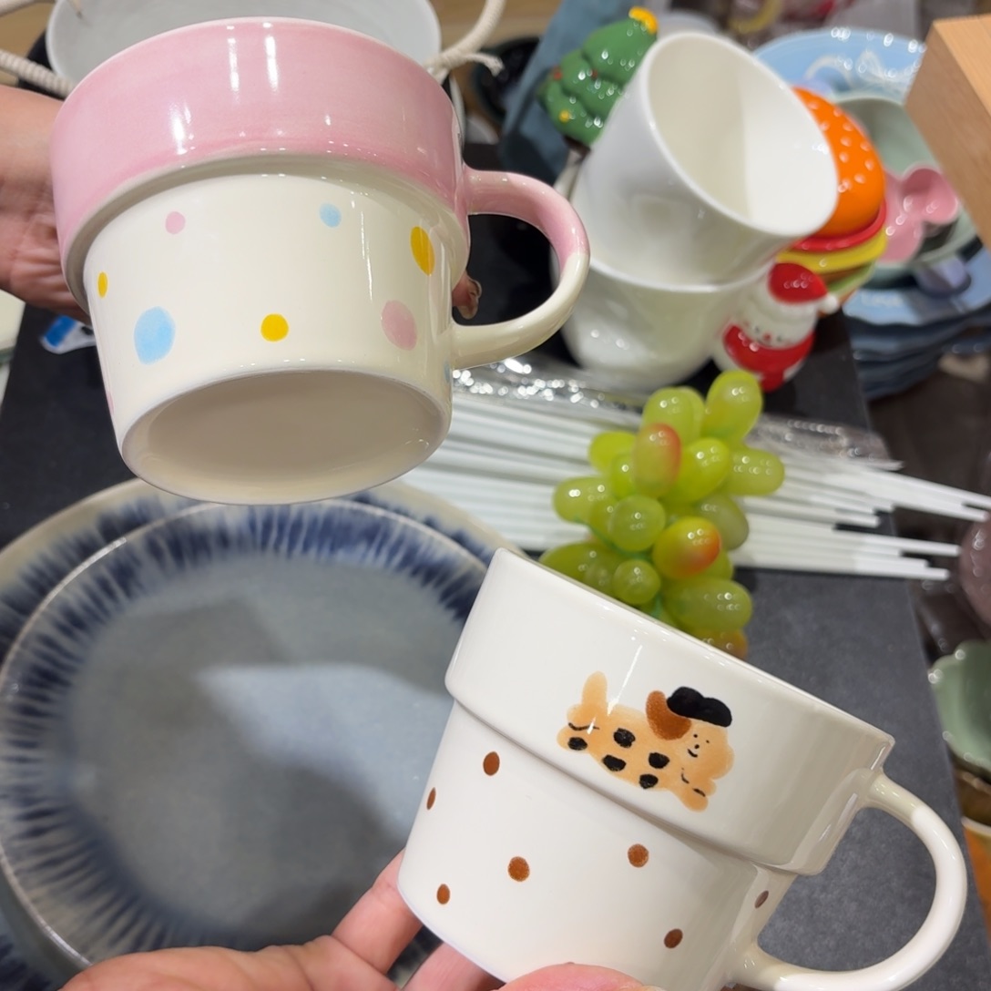 瓷两个杯子两个两个