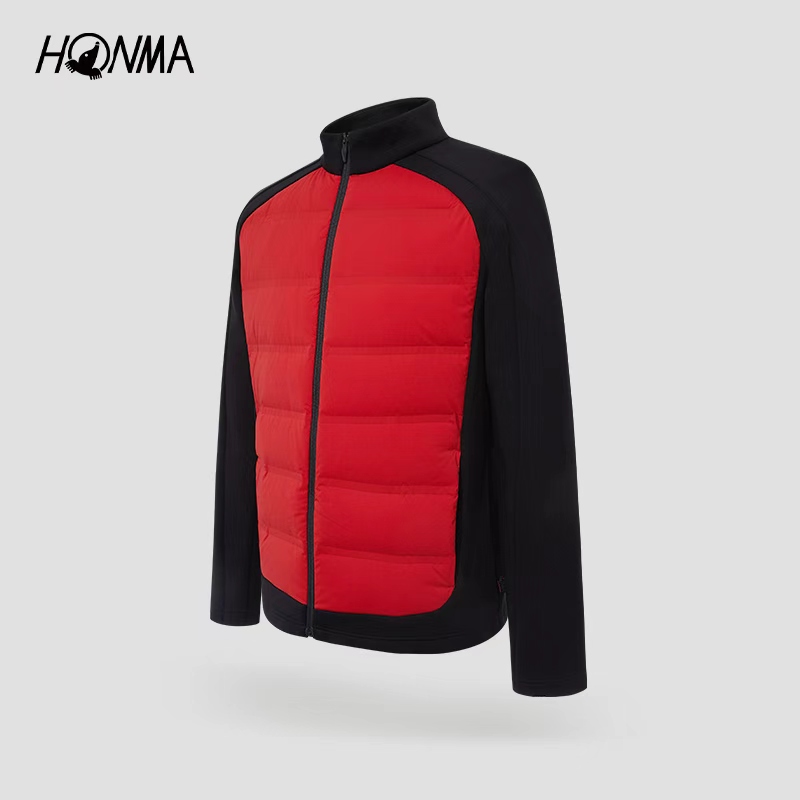 【专业高尔夫】经典男士HONMA衫防寒羽绒外套防泼水亲肤HMKQ121R512