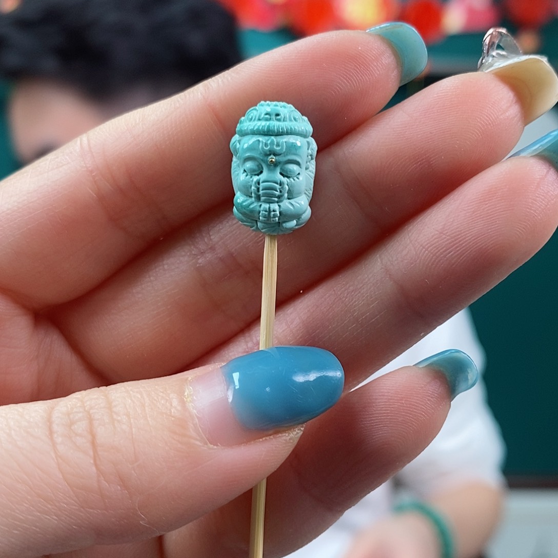 绿松石珠宝奇石未镶嵌