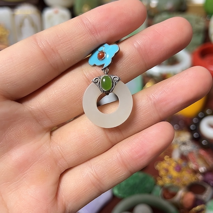 颈饰未镶嵌和田玉漂亮漂亮漂亮漂亮