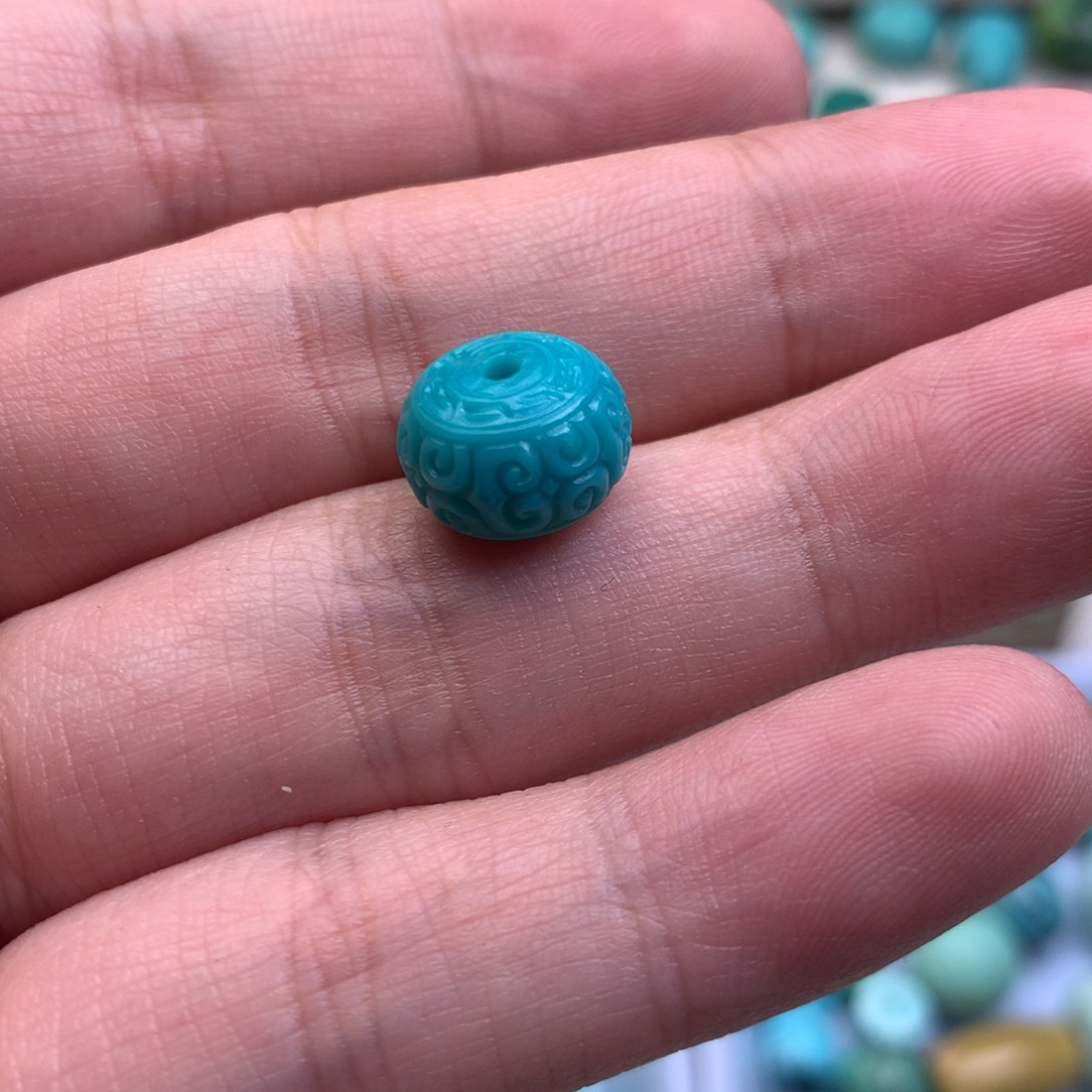 绿松石珠宝半成品未镶嵌